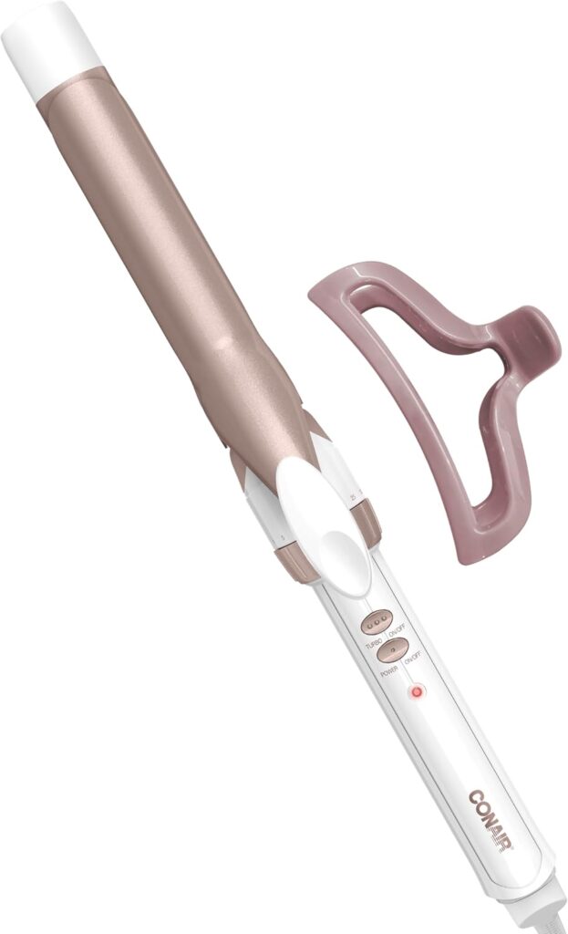 Conair Double Ceramic 1-Inch Curling Iron (Classic Clip Iron)