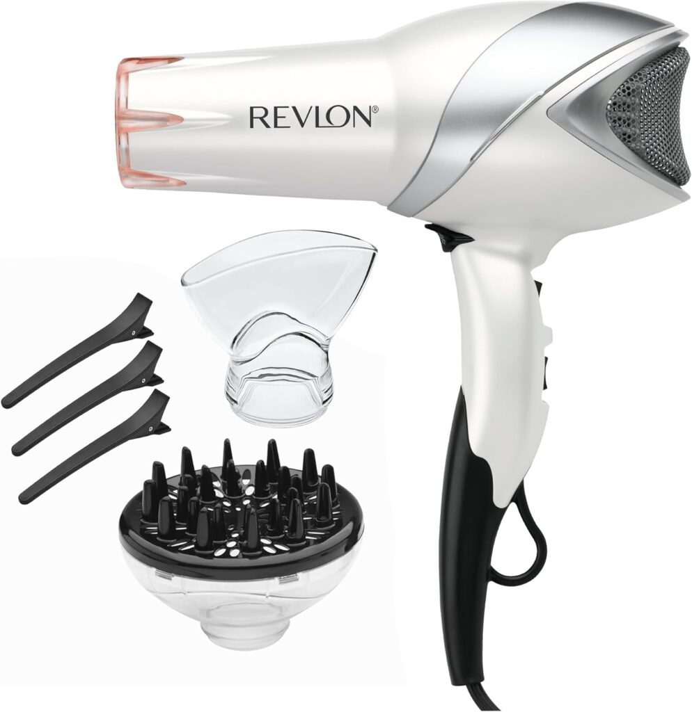 REVLON Infrared Hair Dryer with Diffuser & Concentrator