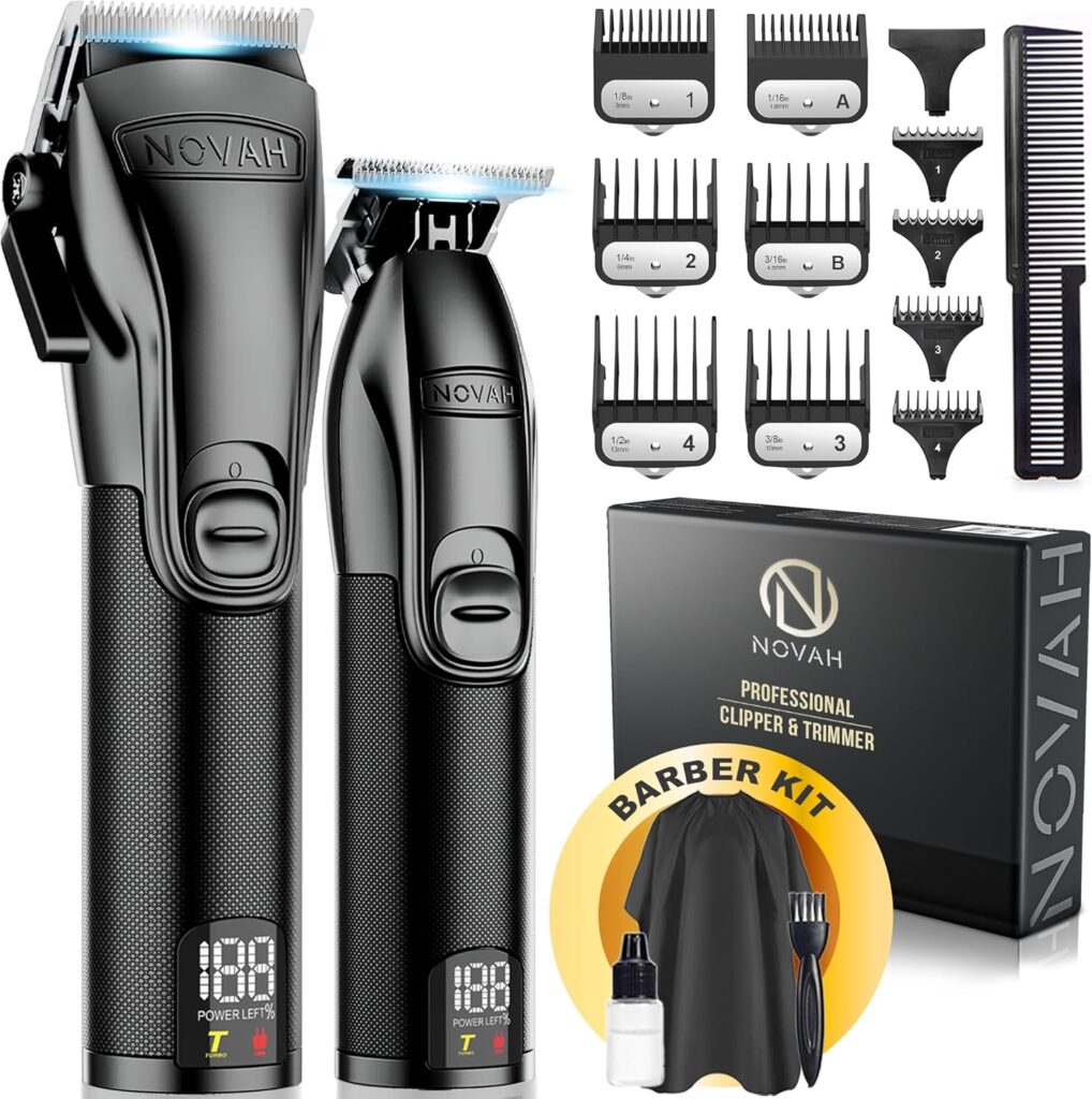 Novah Professional Hair Clippers & Trimmer Set