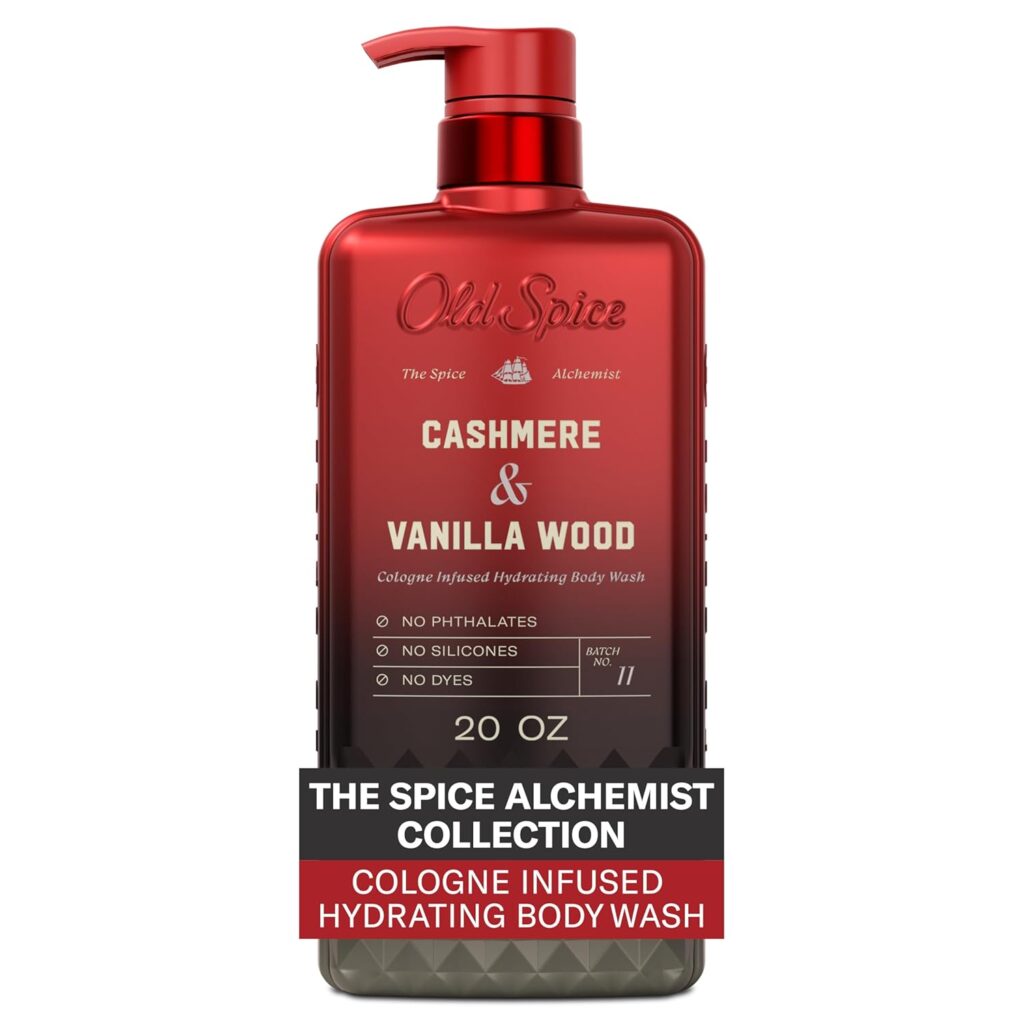 Old Spice Body Wash The Spice Alchemist Collection Cashmere + Vanilla Wood