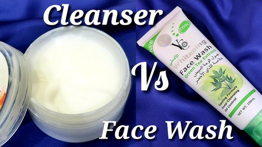 Face Wash vs Cleanser